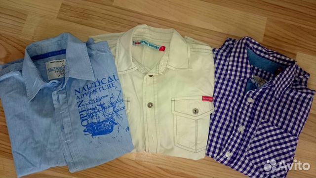Стильные рубашки 6-8 лет