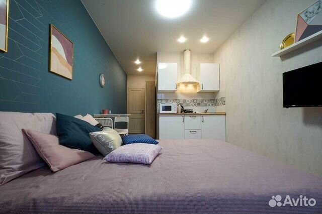 

Квартира-студия, 20 м², 2 кровати