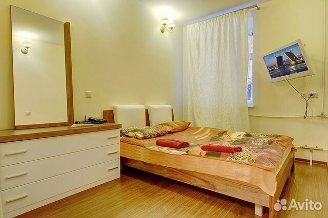 

1-к. квартира, 45 м², 2 кровати