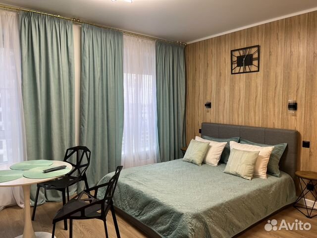 

Квартира-студия, 27 м², 1 кровать