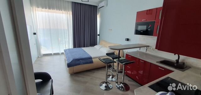 

Квартира-студия, 35 м², 2 кровати