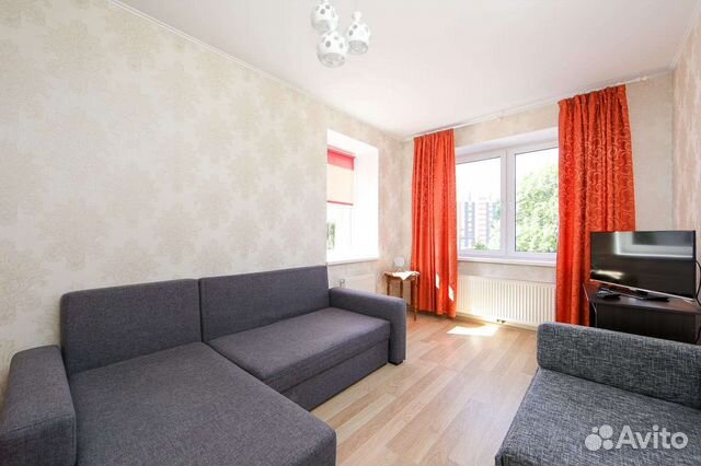 

1-к. квартира, 45 м², 3 кровати
