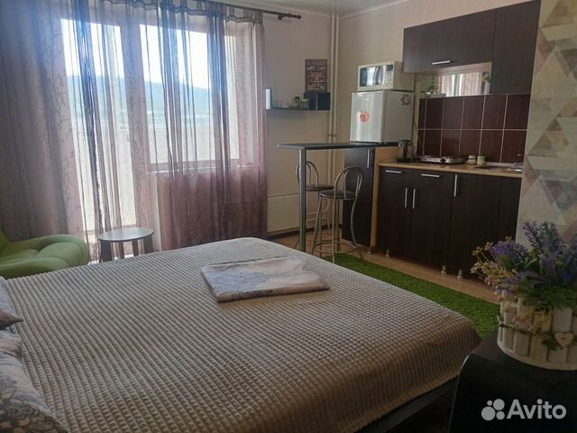 

Квартира-студия, 28 м², 1 кровать