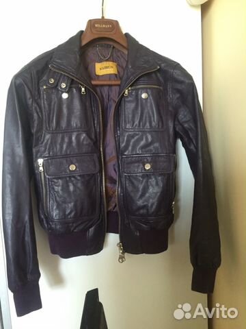 Кожаная куртка Mabrun. Италия Оригинал