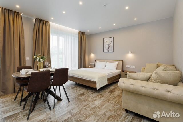 

Квартира-студия, 50 м², 2 кровати