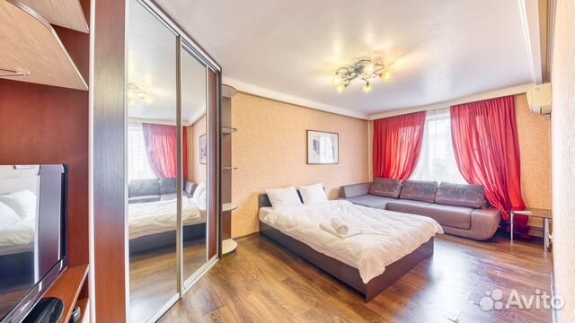 

1-к. квартира, 40 м², 2 кровати