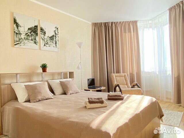 

1-к. квартира, 42 м², 2 кровати