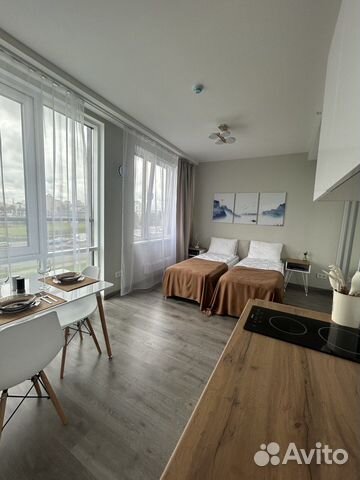 

Квартира-студия, 27 м², 1 кровать