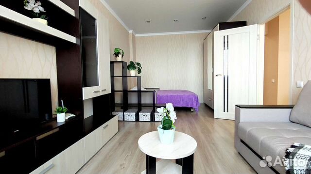 

1-к. квартира, 40 м², 2 кровати