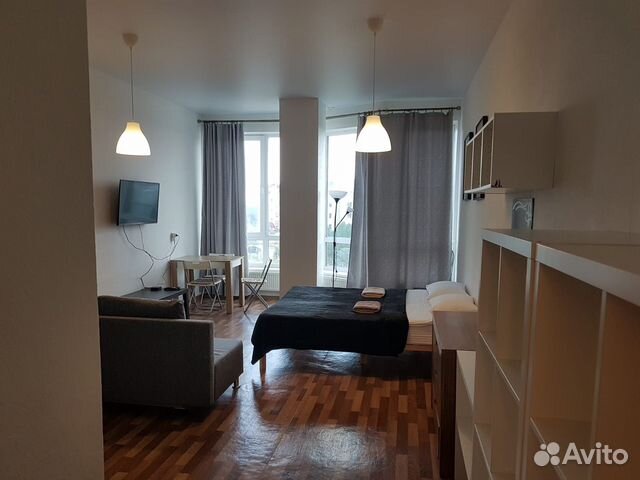 

Квартира-студия, 30 м², 2 кровати