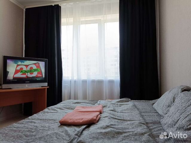 

1-к. квартира, 42 м², 2 кровати