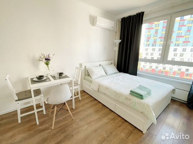 

Квартира-студия, 26 м², 2 кровати