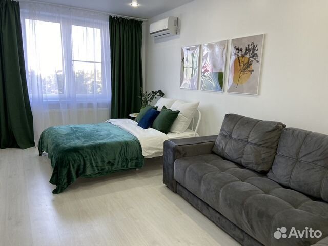 

1-к. квартира, 45 м², 2 кровати