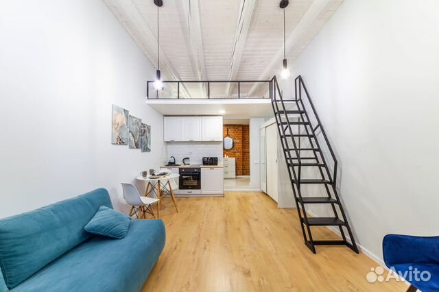 

Квартира-студия, 35 м², 2 кровати