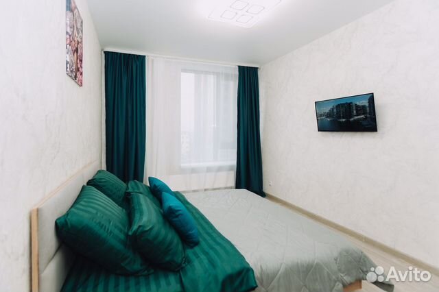 

1-к. квартира, 38 м², 2 кровати