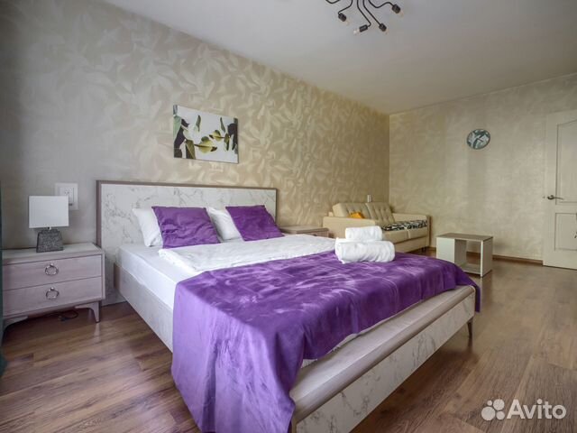 

1-к. квартира, 40 м², 2 кровати