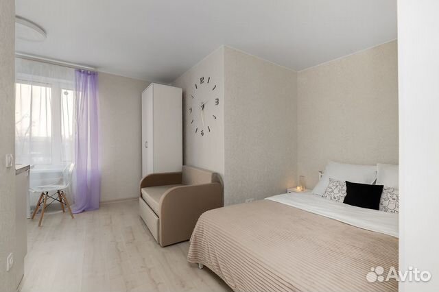 

Квартира-студия, 16 м², 2 кровати