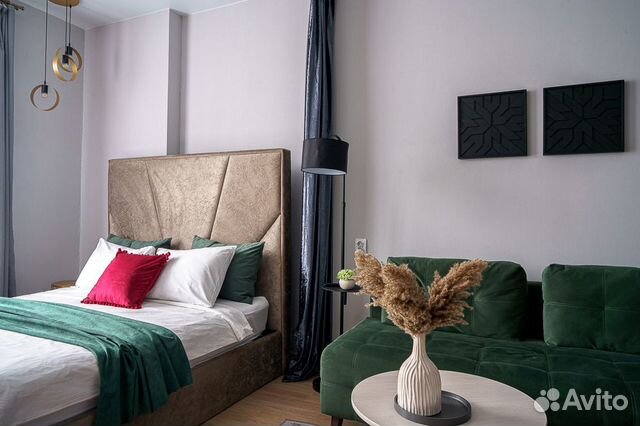 

Квартира-студия, 32 м², 2 кровати