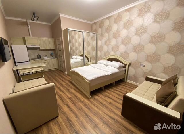 

Квартира-студия, 27 м², 1 кровать