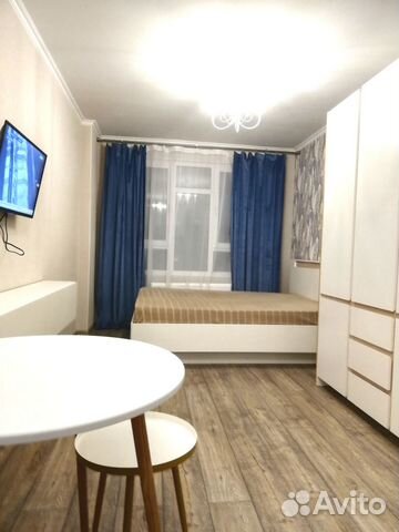

Квартира-студия, 27 м², 2 кровати