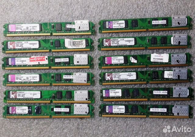 Оперативная память DDR4, DDR3, DDR2, DDR, sodimm