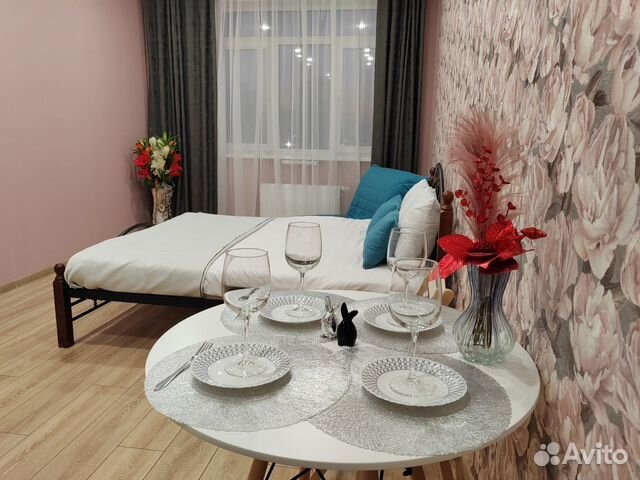 

Квартира-студия, 33 м², 3 кровати