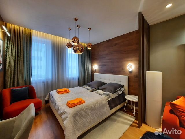 

Квартира-студия, 45,2 м², 1 кровать