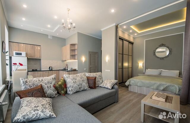 

Квартира-студия, 40 м², 2 кровати
