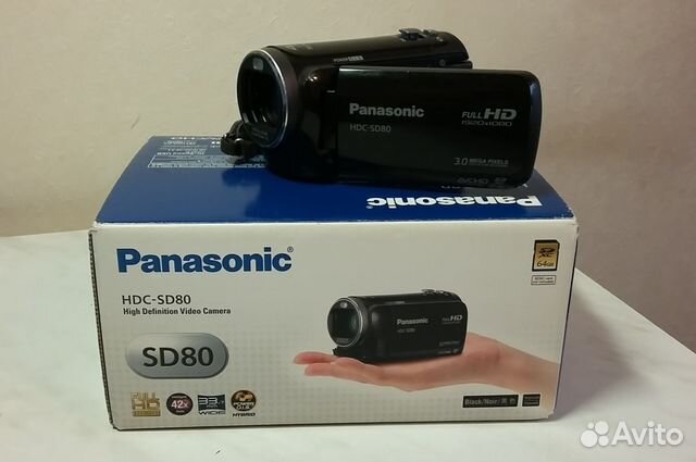 Videokamera Panasonic Hdc Sd80 Kupit V Moskve Bytovaya Elektronika Avito