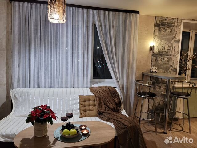 

Квартира-студия, 39 м², 2 кровати