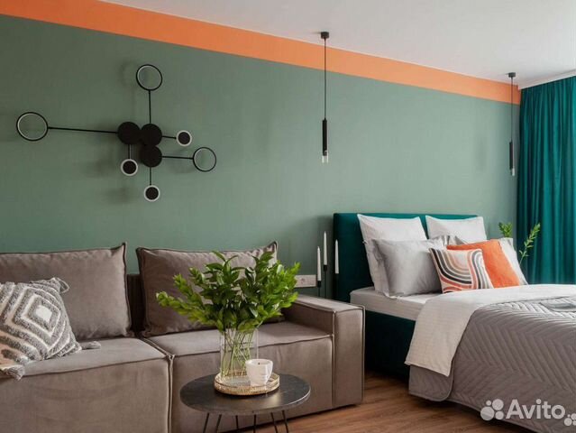 

1-к. квартира, 30 м², 2 кровати