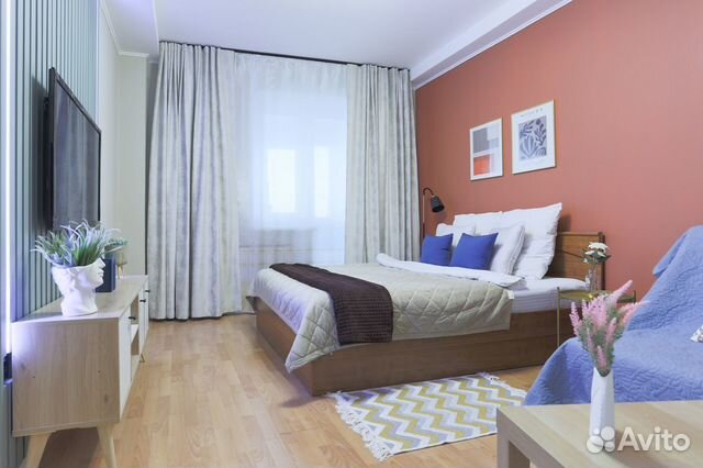 

1-к. квартира, 40 м², 3 кровати