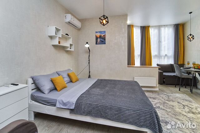 

Квартира-студия, 30 м², 1 кровать