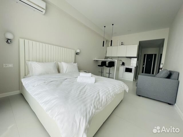 

Квартира-студия, 35 м², 1 кровать