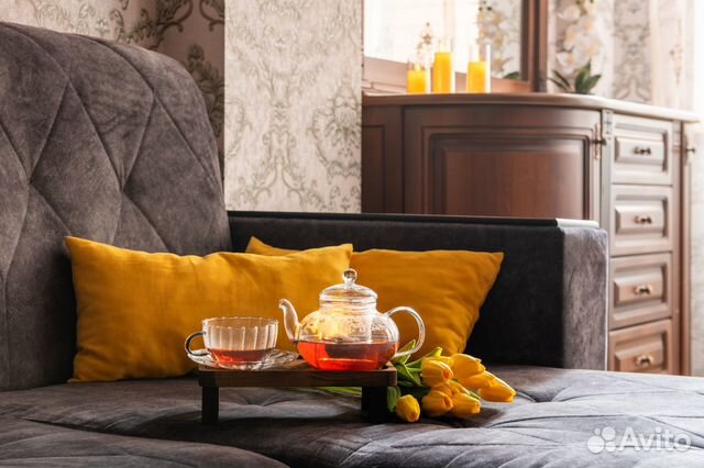 

1-к. квартира, 42 м², 3 кровати