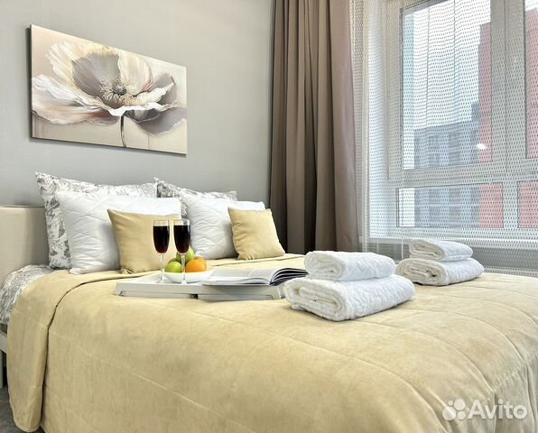 

Квартира-студия, 38 м², 1 кровать