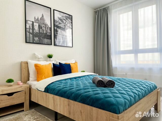 

1-к. квартира, 38 м², 2 кровати
