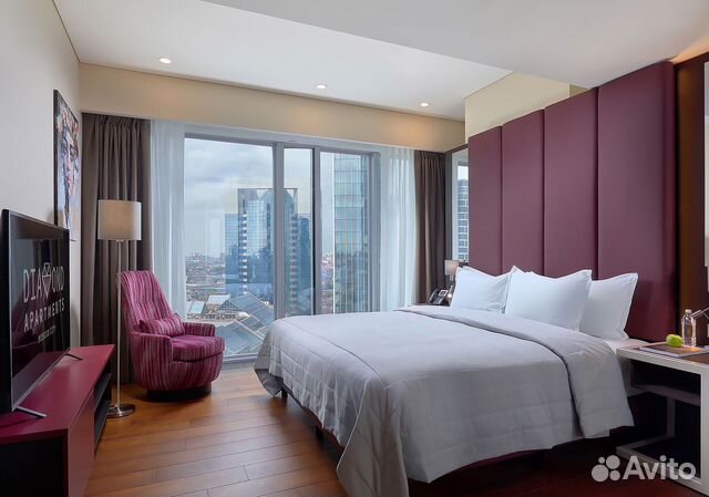 

2-к. квартира в апарт-отеле, 110 м², 17/85 эт.