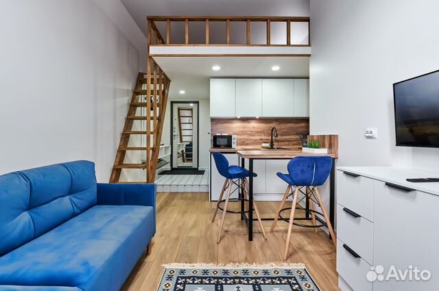 

Квартира-студия, 22 м², 2 кровати