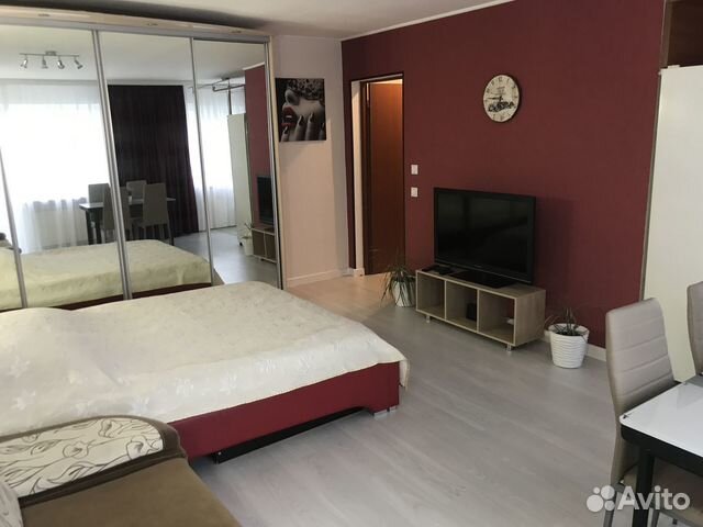 

Квартира-студия, 33 м², 2 кровати