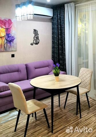 

Квартира-студия, 46 м², 2 кровати
