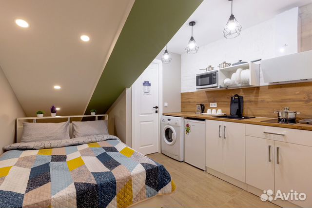 

Квартира-студия, 21 м², 2 кровати