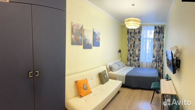 

Квартира-студия, 22 м², 2 кровати