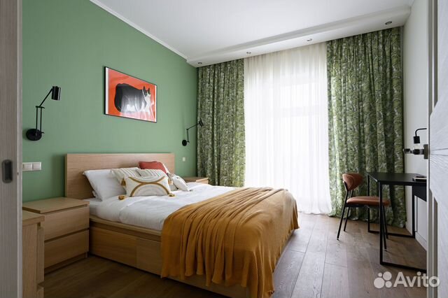 

1-к. квартира, 56 м², 2 кровати