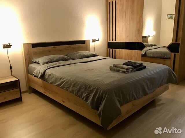 

1-к. квартира, 46 м², 2 кровати