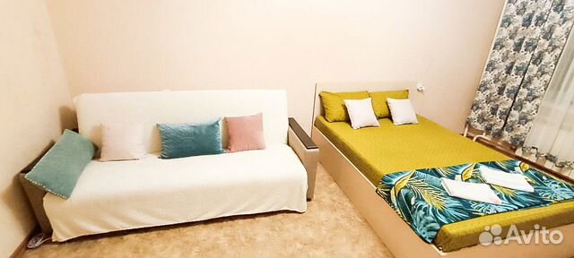 

1-к. квартира, 45 м², 2 кровати