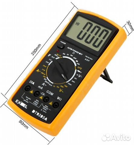 Цифровой мультиметр Excell DT9205A Цифровой мультиметр Excell DT9205A