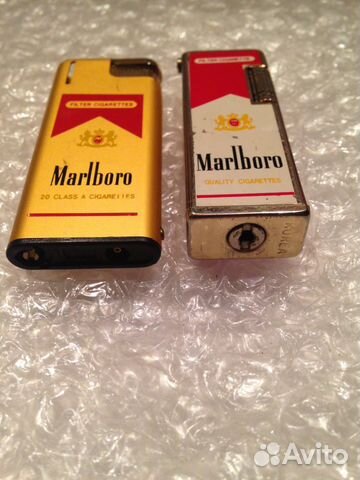 Зажигалка газовая СССР винтаж marlboro