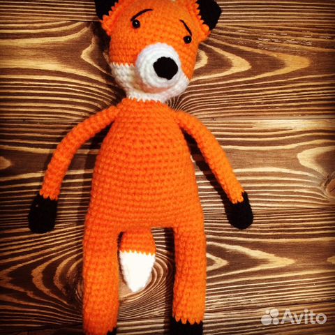 Лис лисёнок ручная работа игрушка. Подарок