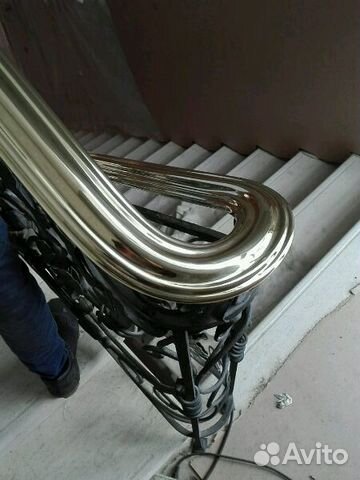 Поручень латунный цельный